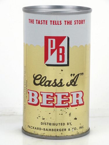 1969 PB "Class A" Beer 12oz Flat Top Can 112-29 Allentown, Pennsylvania