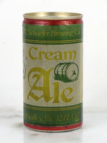 1978 Schaefer Cream Ale 12oz Tab Top Can T118-07 Lehigh Valley, Pennsylvania