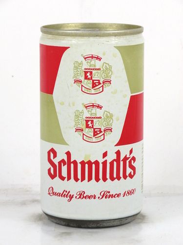 1968 Schmidt's Of Philadelphia Beer 12oz Tab Top Can T123-01 Philadelphia, Pennsylvania