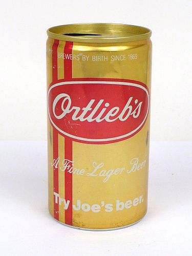 1979 Ortlieb's Lager Beer 12oz Tab Top Can T105-15 Philadelphia, Pennsylvania
