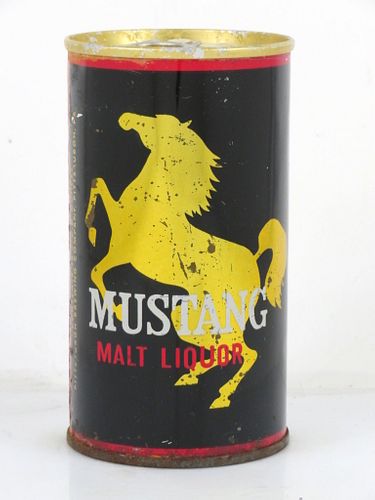 1969 Mustang Malt Lager 12oz Tab Top Can T95-27 Pittsburgh, Pennsylvania