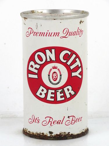 1962 Iron City Beer 12oz Flat Top Can 85-39 Pittsburgh, Pennsylvania