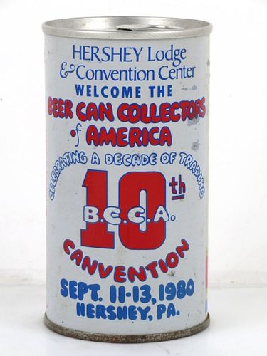 1980 BCCA 1980 Canvention can 12oz Tab Top Can T208-35 Pottsville, Pennsylvania