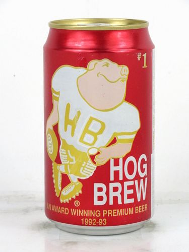 1993 Hog Brew Beer 12oz Tab Top Can No Ref. Smithton, Pennsylvania