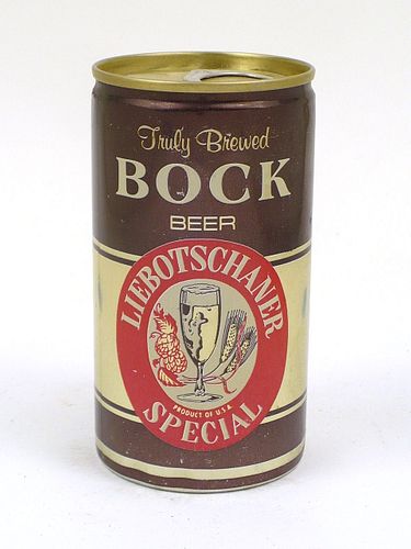 1977 Liebotschaner Special Bock Beer 12oz Tab Top Can T87-23 Wilkes-Barre, Pennsylvania