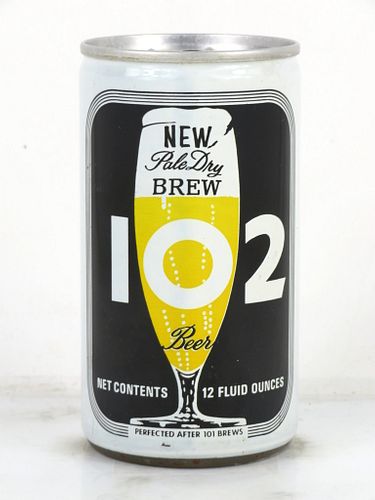 1975 Brew 102 Beer 12oz Tab Top Can T45-28v Unpictured. Cranston, Rhode Island