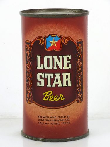 1952 Lone Star Beer 12oz Flat Top Can 92-11 San Antonio, Texas