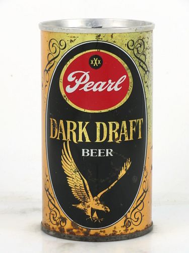 1968 Pearl Dark Draft Beer 12oz Tab Top Can T107-39 San Antonio, Texas