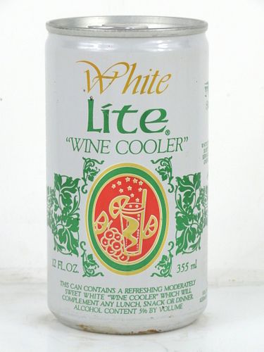 1980 Villia Bianchi White Wine Cooler Kerman California 12oz Tab Top Can No Ref. Richmond, Virginia