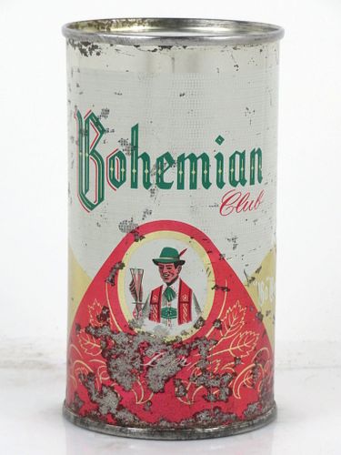 1960 Bohemian Club Beer 12oz Flat Top Can 40-31.1 Spokane, Washington