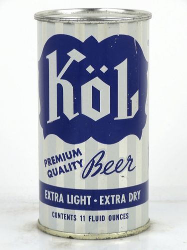 1961 Köl Beer 12oz Flat Top Can 89-12 Tacoma, Washington