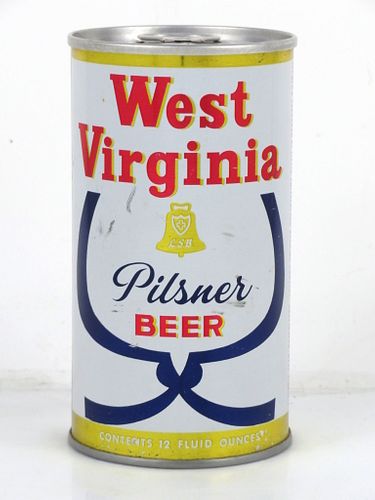 1968 West Virginia Pilsner Beer 12oz Tab Top Can T134-12 Huntington, West Virginia