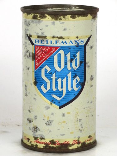 1959 Old Style Beer 12oz Flat Top Can 108-21 La Crosse, Wisconsin