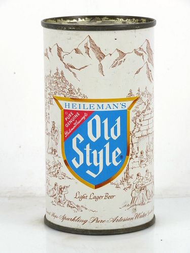 1962 Old Style Light Lager Beer 12oz Flat Top Can 108-22 La Crosse, Wisconsin