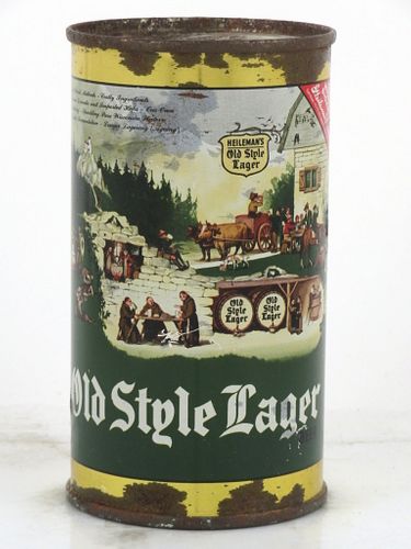 1953 Old Style Lager Beer 12oz Flat Top Can 108-09.3 La Crosse, Wisconsin