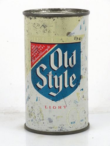 1958 Old Style Light Beer 12oz Flat Top Can 108-18 La Crosse, Wisconsin
