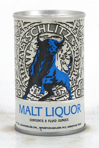 1974 Schlitz Malt Liquor 8oz 7 to 8oz Can T30-06 Milwaukee, Wisconsin