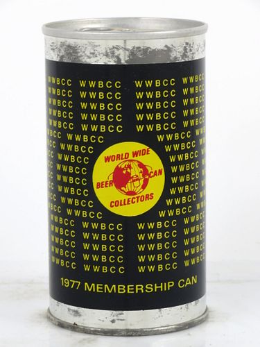 1977 WWBCC 1977 Membership Can 12oz Tab Top Can T211-19 , 