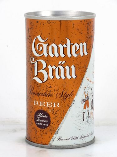 1968 Garten Brau Bavarian Style Beer 12oz Tab Top Can T67-11 Potosi, Wisconsin
