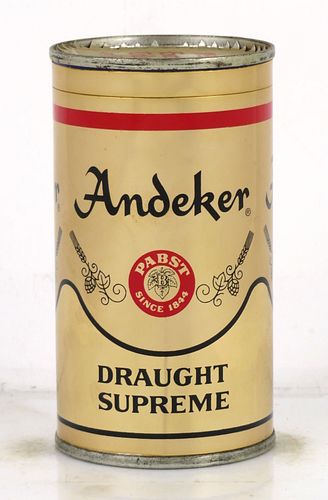1975 Andeker Beer mini can 4 Inch Tall Tab Top Can Milwaukee, Wisconsin