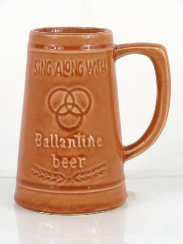 1961 Ballantine Beer 5 Inch Tall Stein Newark, New Jersey