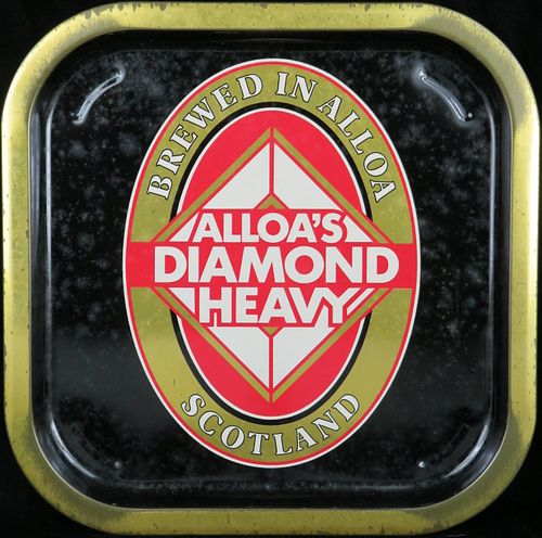 1985 Diamond Heavy Beer 13 inch Serving Tray Alloa, Scotland