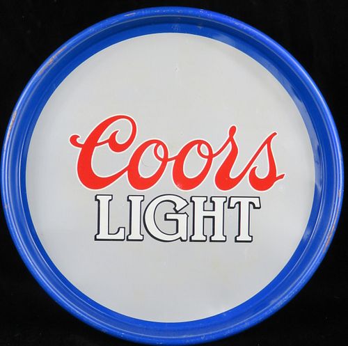 1980 Coors Light Beer 13 inch Serving Tray Golden, Colorado