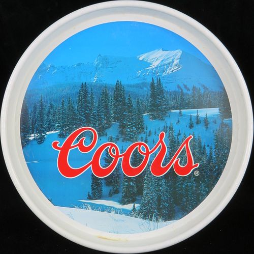 1975 Coors Beer 13 inch Serving Tray Golden, Colorado