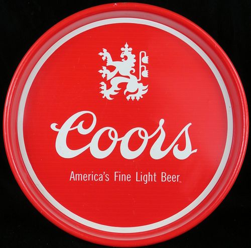 1968 Coors Beer 13 inch Serving Tray Golden, Colorado