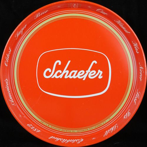 1949 Schaefer Beer 12 inch Serving Tray New York, New York