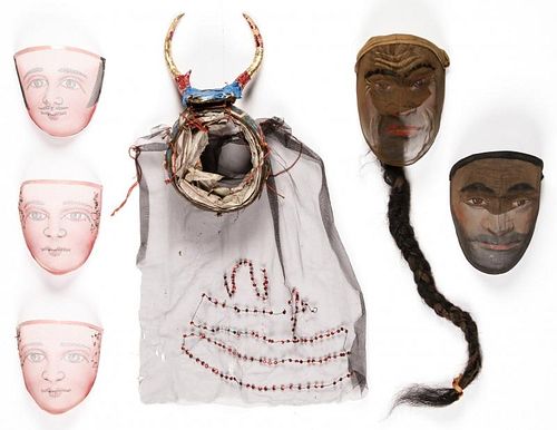 6 Vintage Masks