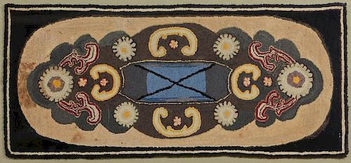 Antique American Hooked Rug