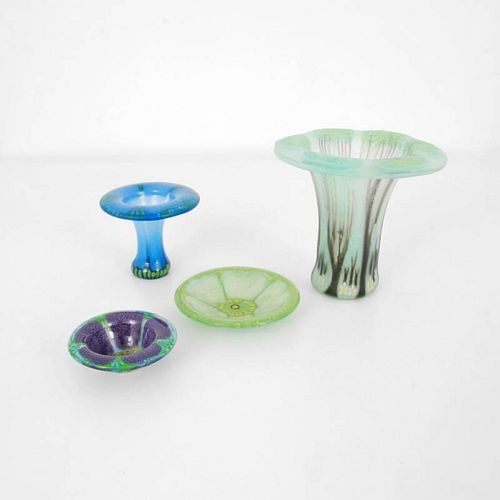 Higgins Art Glass Vases & Bowls
