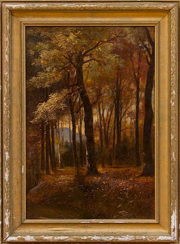 BENJAMIN CHAMPNEY (1817-1907): STAND OF TREES