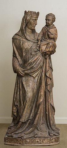 MANNER OF GIOVANNI PISANO (c. 1250-c.1320): MADONNA AND CHILD