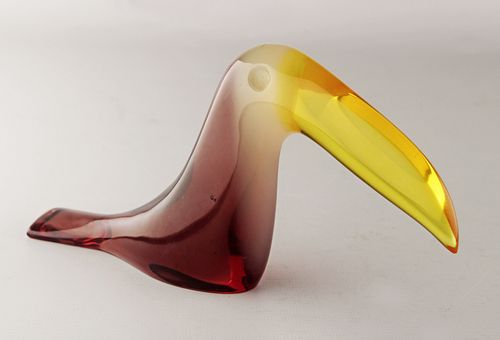 Lucite acrylic toucan by Abraham Palatnik