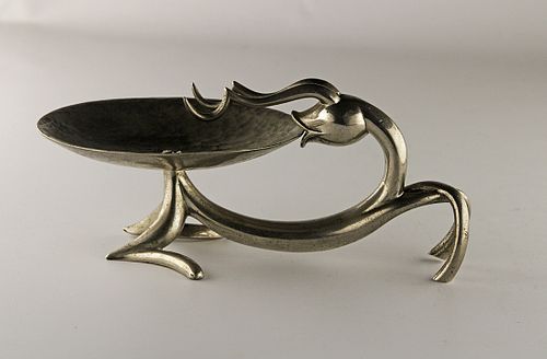 Art Deco bronze ring tray Atelier Hagenauer 