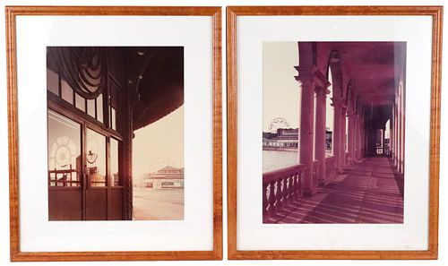 Two Large Format Photographs of Asbury Park