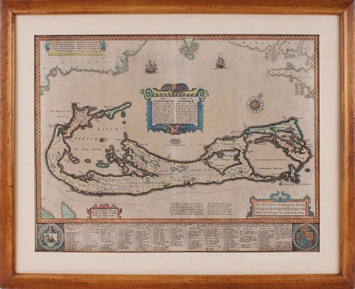 John Speed, Speed's Foundation Map of Bermuda