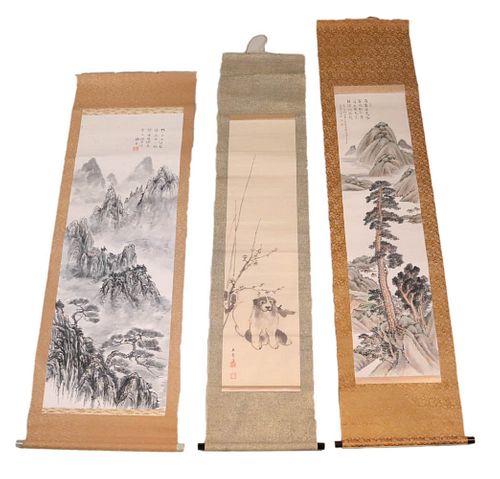 Three Modern Japanese Scrolls