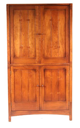 Arts & Crafts Style Cherrywood Cabinet