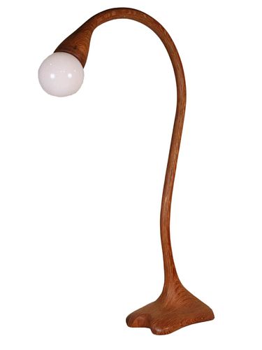 Michael Gilmartin Sculptural Wood Floor Lamp