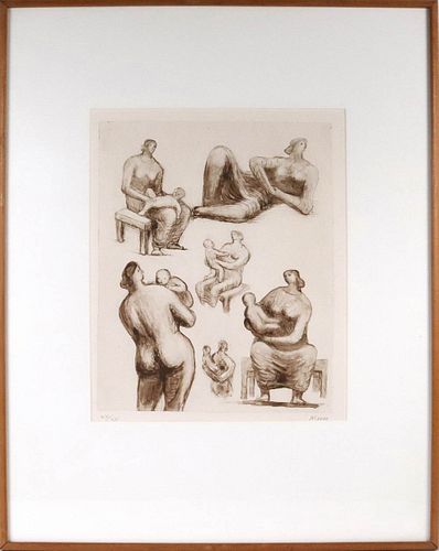 Henry Moore, Mother and Child Studies