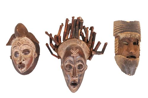 Three Tribal Masks