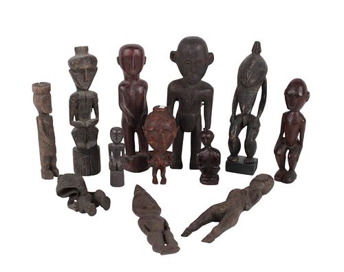 Large Group of Oceanic Tribal Objects