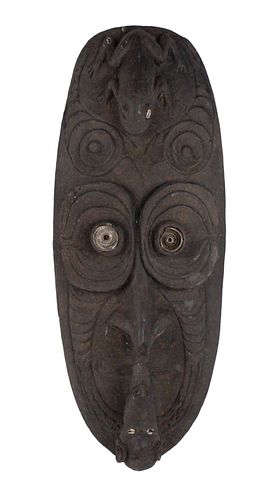 Papua New Guinea Mask-Form Plaque