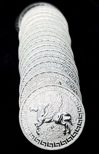 Roll(20-coin) 2022 St.Helena Q.E 1ozt Pegasus .999 Slvr