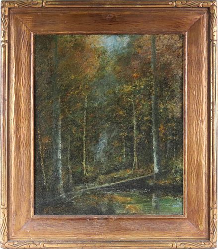Charles Hetherington, Oil on Canvas, Forestscape