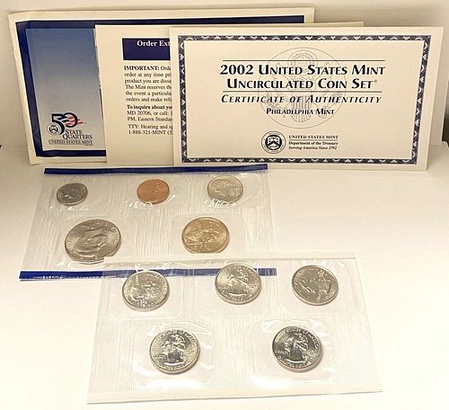 2002 United States Mint Set (10-coins)