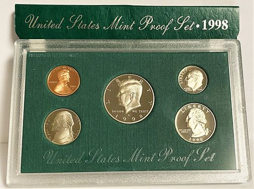 1998 United States Mint Proof Set (5-coins)